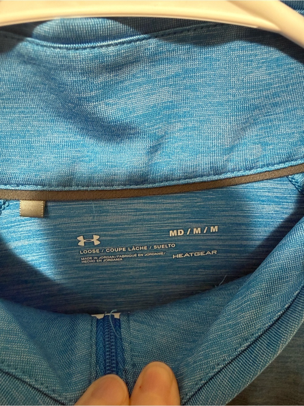 Under Armour Blue Half-Zip Pullover With Pinehurst Logo - Picture 4 of 5